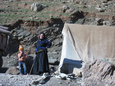 Tent-dwellers displaced by cross-border attacks