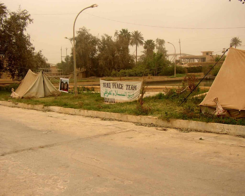 Tents to guard the water plant