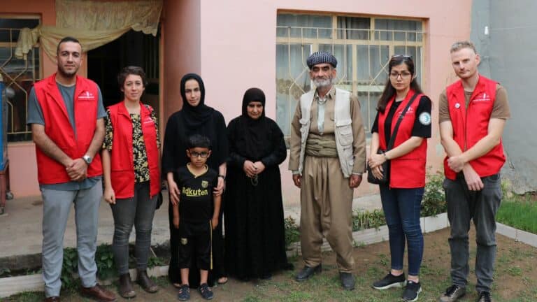 Reunión de ECAP con la familia de Ahmed Hussain.