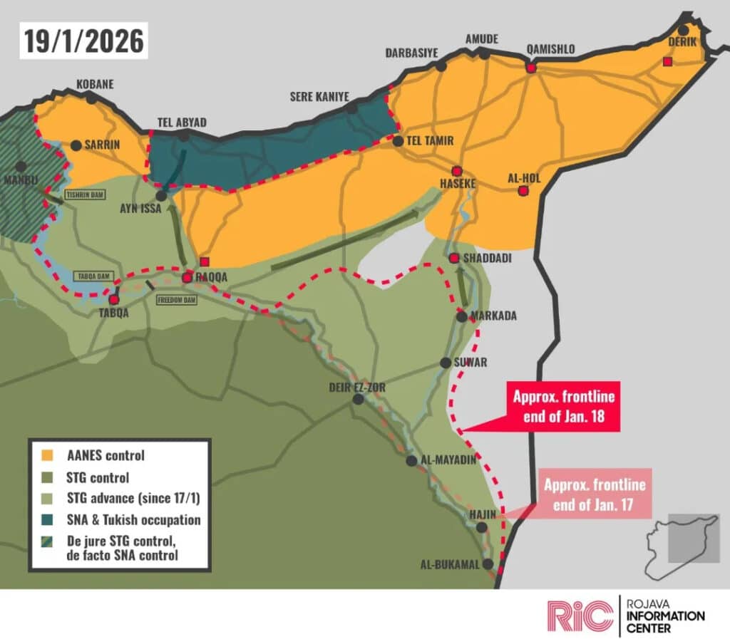 map from Rojava Information Center