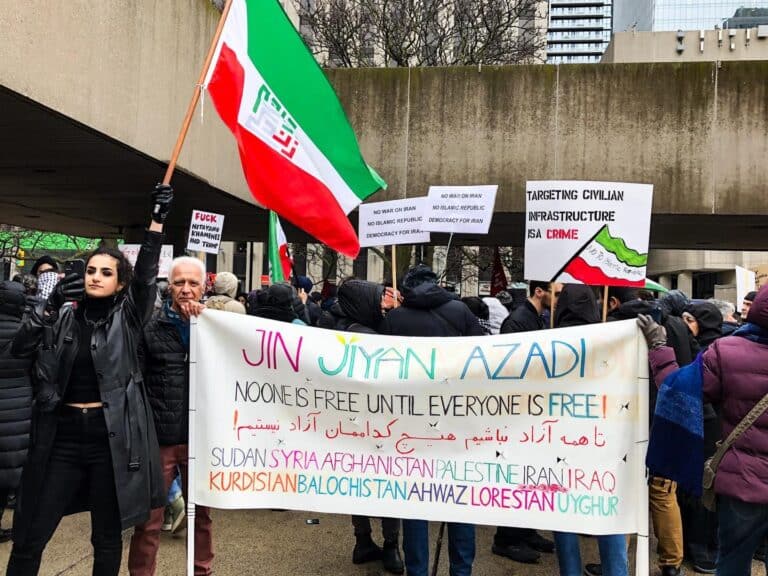 People on a demonstration