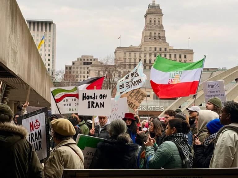 People at a demonstration