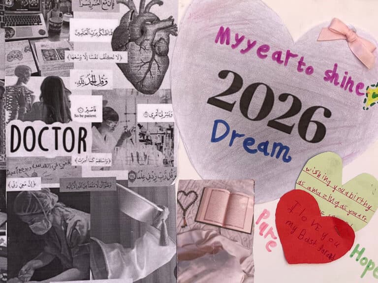 A collage from a mood board