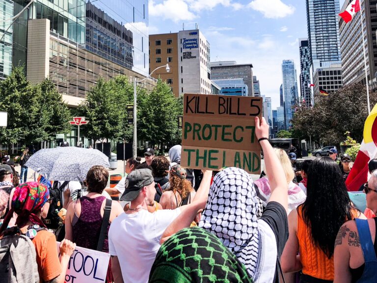 People at a demonstration