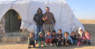 staff and students of Khirbet al-Majaz school